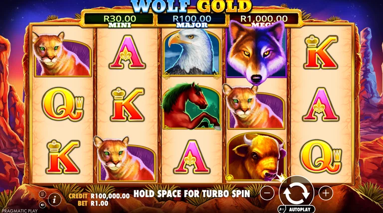 Wolf Gold gameplay screenshot